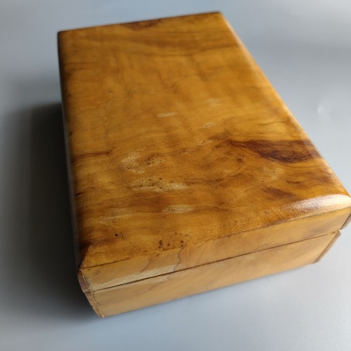 Yew art wooden trinket - art,