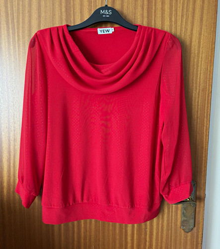Blusa donna yew rossa - blusa,